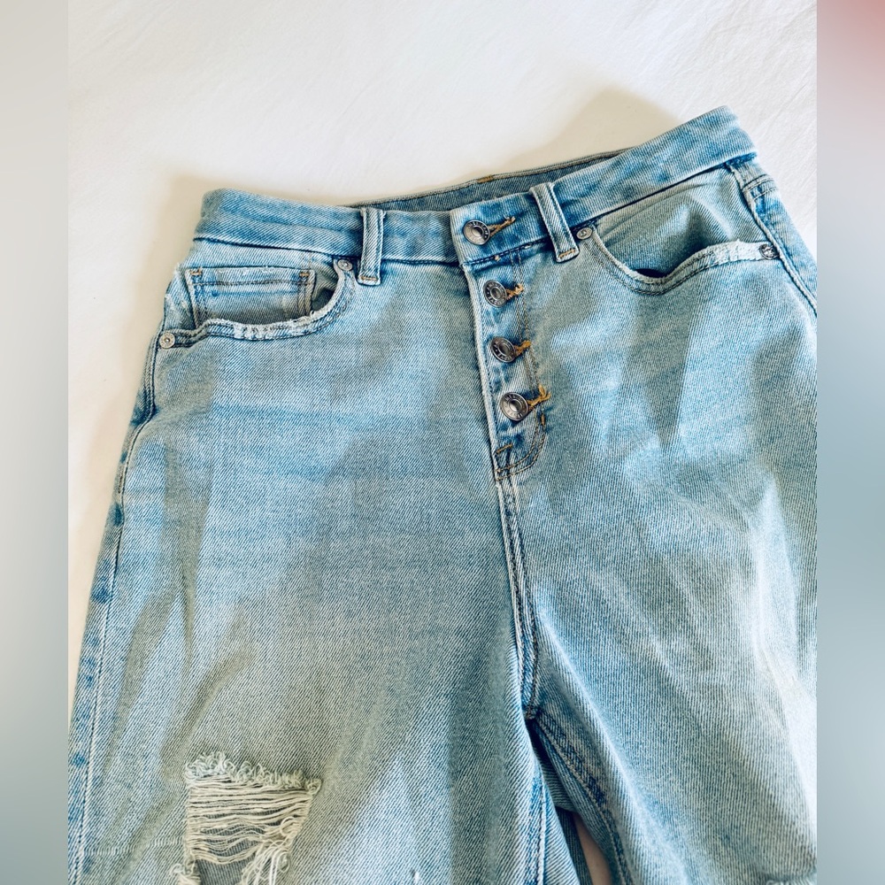 American Eagle Light Blue Jeans Size 4S - Picture 5 of 7